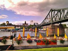 Eiserner Steg bridge in Frankfurt am Main