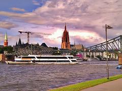 Eiserner Steg bridge in Frankfurt am Main