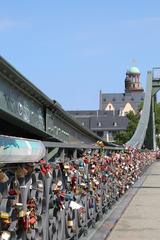 Liebesschlösser am Eiserner Steg Frankfurt