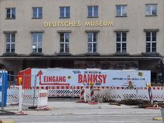 Banksy exhibition at Deutsches Museum in Munich during pandemic