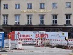 Deutsches Museum München during the Banksy exhibition 2021