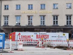 Deutsches Museum München during Banksy exhibition