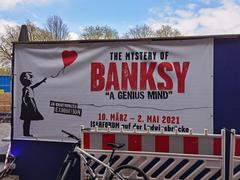 Banksy exhibition at Deutsches Museum in Munich during the pandemic