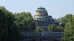 Deutsches Museum and Ludwigsbrücke footbridge over the Isar River