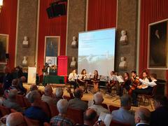 Musicians from Gymnasium Neubiberg performing at the GFGF 2016 Annual Meeting