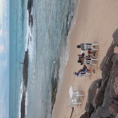 Praia do Meio, Natal, Brazil beach scene