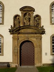 Entrance portal of St. Georg Church in Grauhof