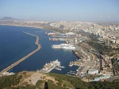 View of Santa Cruz and Oran waterfront