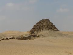 Pyramid and causeway of Sahure's mortuary complex at Abusir