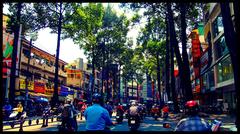 Ba Thang Hai Street in District 10 of Ho Chi Minh City, Vietnam