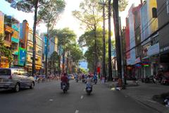 Duong Ba Thang Hai street in District 10, Ho Chi Minh City, Vietnam