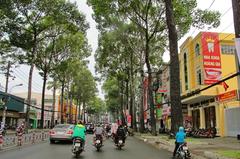 Duong Ba Thanh Hai street view in District 10, Ho Chi Minh City