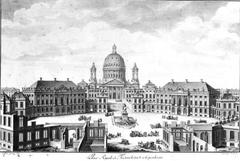 1776 drawing of Jardin's unbuilt Marble Church design in Copenhagen