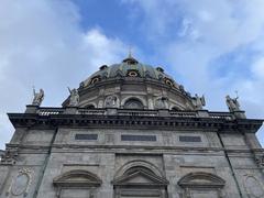 Statues on the roof of Marmorkirken