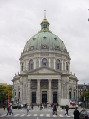 Marmorkirken dome view in København