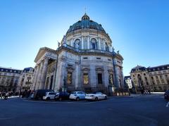 Side view of Frederik's Church in Copenhagen