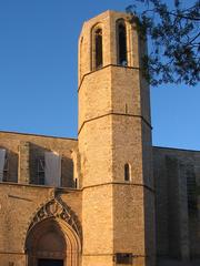 Cloister and church of Santa Maria de Pedralbes in Barcelona