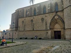 Exterior view of Monestir de Pedralbes in Barcelona