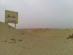 Giza desert in Cairo, Egypt