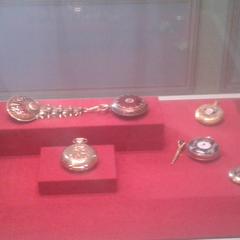 Jewelry of the royal family displayed on a table