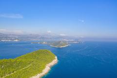 View of Kolocep Island in Croatia