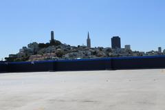 Fisherman's Wharf panoramic view with boats, water, and buildings