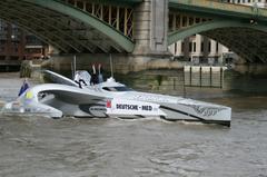 Earthrace boat in London