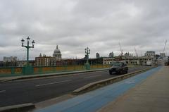 St. Paul's Cathedral dome viewed from across a river in London