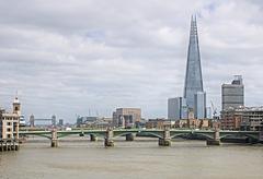 Views from London Millennium Bridge in May 2023