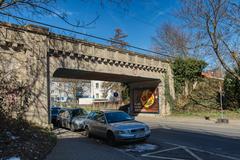 Bridge of Soden railway over Zuckschwerdtstraße