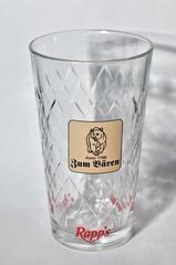 Traditional cider glass named Geripptes from the Gasthaus zum Bären