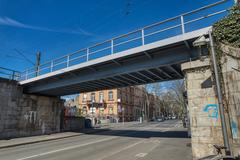 Bridge of Soden railway over Königsteiner Straße