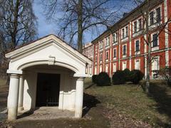 Classicist chapel in a castle park