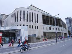 Place des Arts from promenade des Artistes