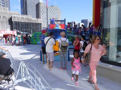 La Place des Arts during the Montreal International Jazz Festival 2013