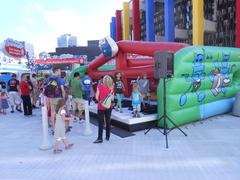 La Place des Arts during the 2013 Montreal International Jazz Festival