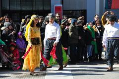 Nowruz festival celebration at Place des Arts in Montréal