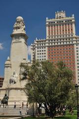 Panoramic view of Madrid cityscape