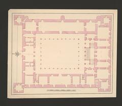 Alcázar of Toledo ground floor plan