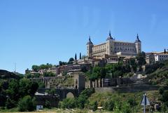 historical section of Toledo with old gateway