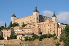 Alcázar of Toledo viewed from Alcántara Bridge