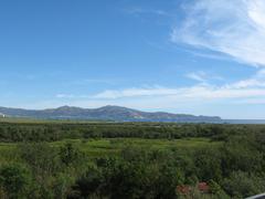 viewpoint from a former salt silo in Aiguamolls Natural Park in Catalonia, Spain