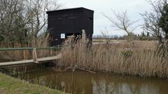 Observation post in Aiguamolls de l'Empordà, Catalonia