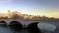 Pont au Change over the Seine River in Paris