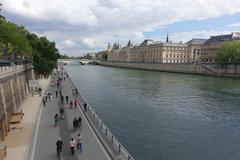 Parc Rives de Seine along the Seine River in Paris