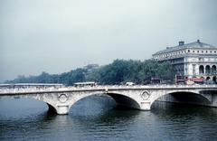 Pont au Change bridge in Paris, 1960