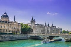 Conciergerie and Pont au Change in Paris