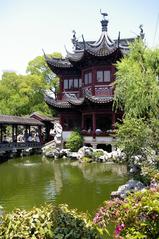 Jade Rock and Tingtao Tower at Yu Garden in Shanghai