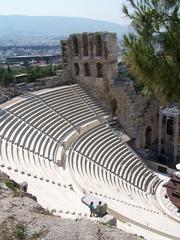 Amphitheatre in the Acropolis, Athens, Greece