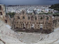 Panoramic view of Athens, Greece from above.